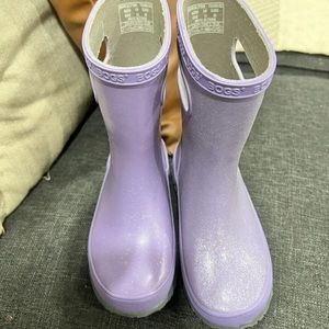 Bogs Purple Size 12 Kids Leather Sparkles Raí boots